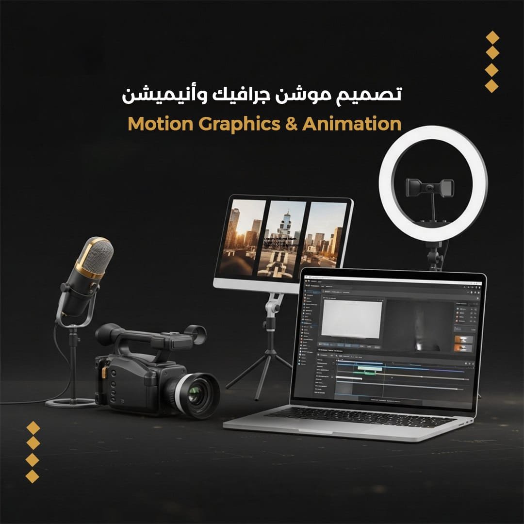 تصميم موشن جرافك وانيميشن