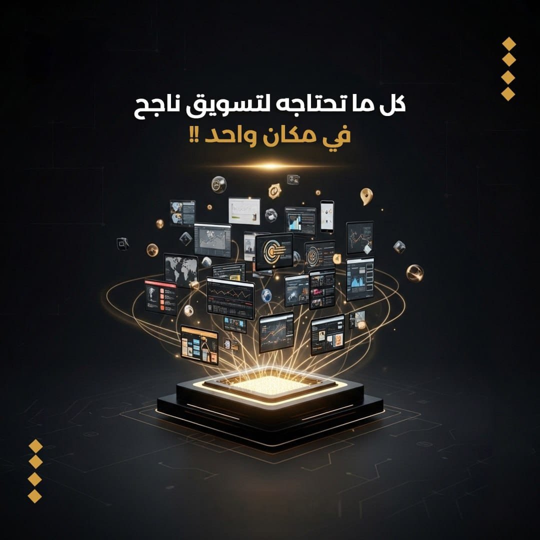 كل ما تحتاجه لتسويق ناجح في مكان واحد !