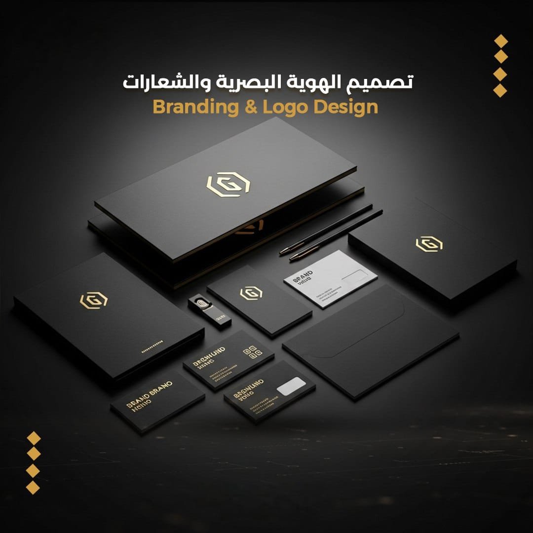 تصميم الهويه البصرية والشعارات