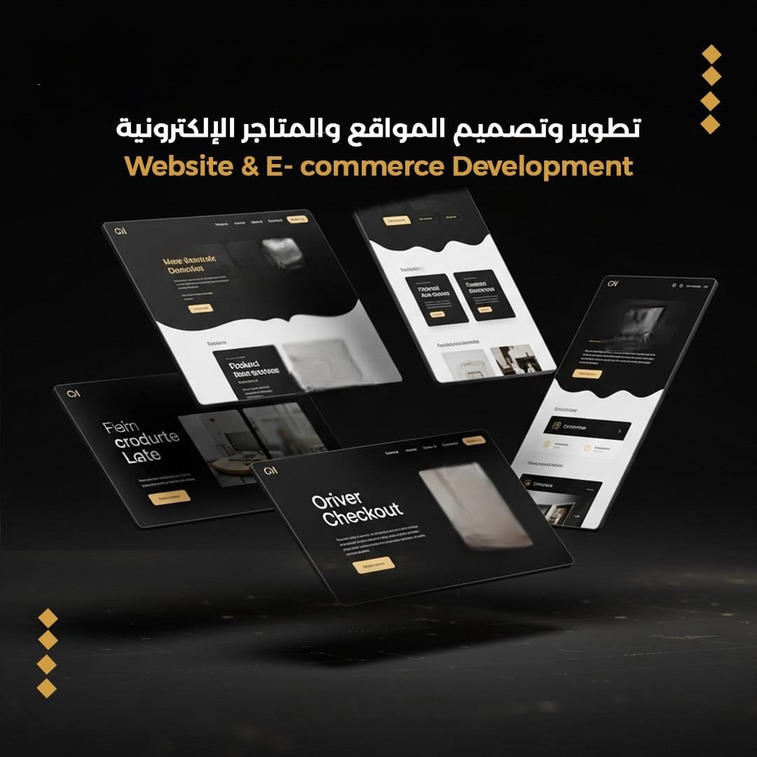 تطوير وتصميم المواقع والمتاجر الالكترونية